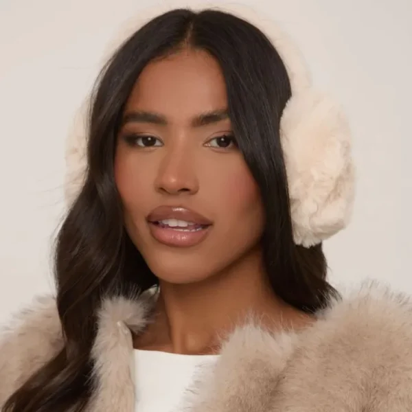 Sale Chunky Earmuffs In Faux Fur Hats