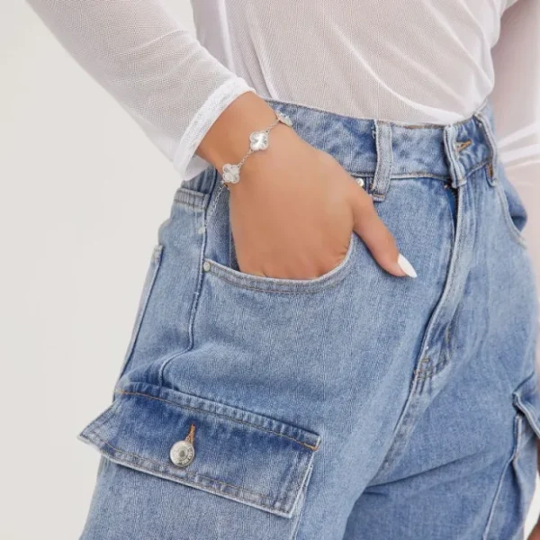 Clearance Clover Detail Bracelet In Winter Sun | Jewellery