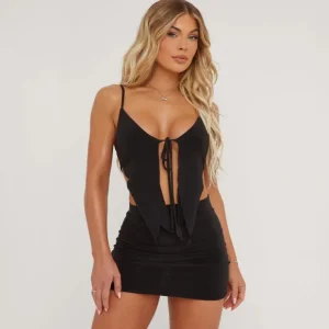 Best Sale High Waist Micro Mini Bodycon Skirt In Black Skirts | Skirt And Top Sets