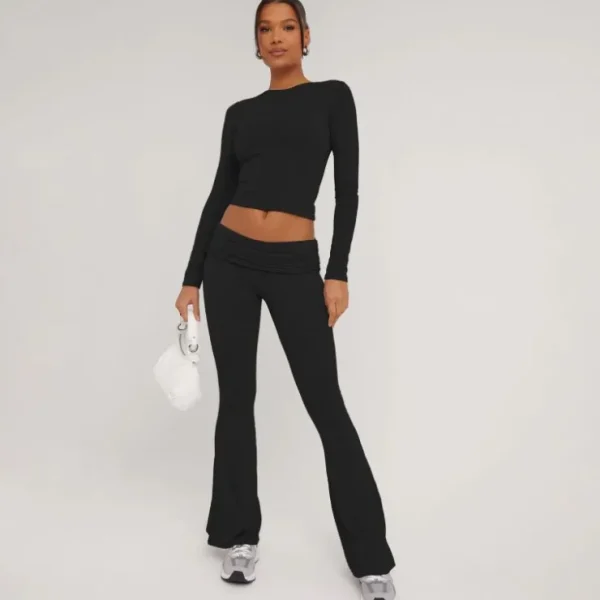Best Sale Long Sleeve Crew Neck Top In Tops | Basics