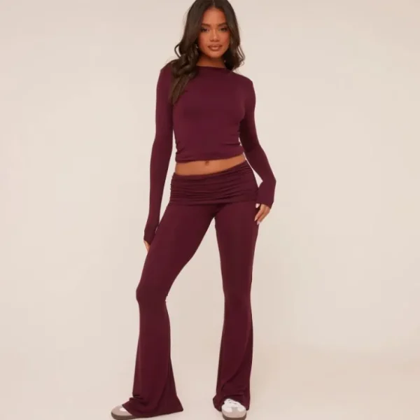 Store Long Sleeve Crew Neck Top In Tops | Basics