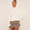 Best Long Sleeve J'Adore 8 Graphic Jumper In Boucle Knit Knitwear | Knitwear