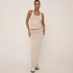 Flash Sale Scoop Neck '' Tag Vest Top In Jersey Matching Sets | Loungewear