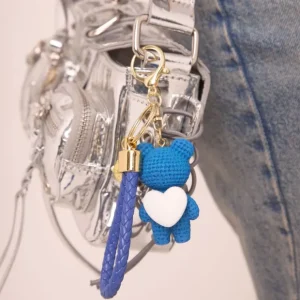 Flash Sale Teddybear Charm Detail Keychain In Jewellery